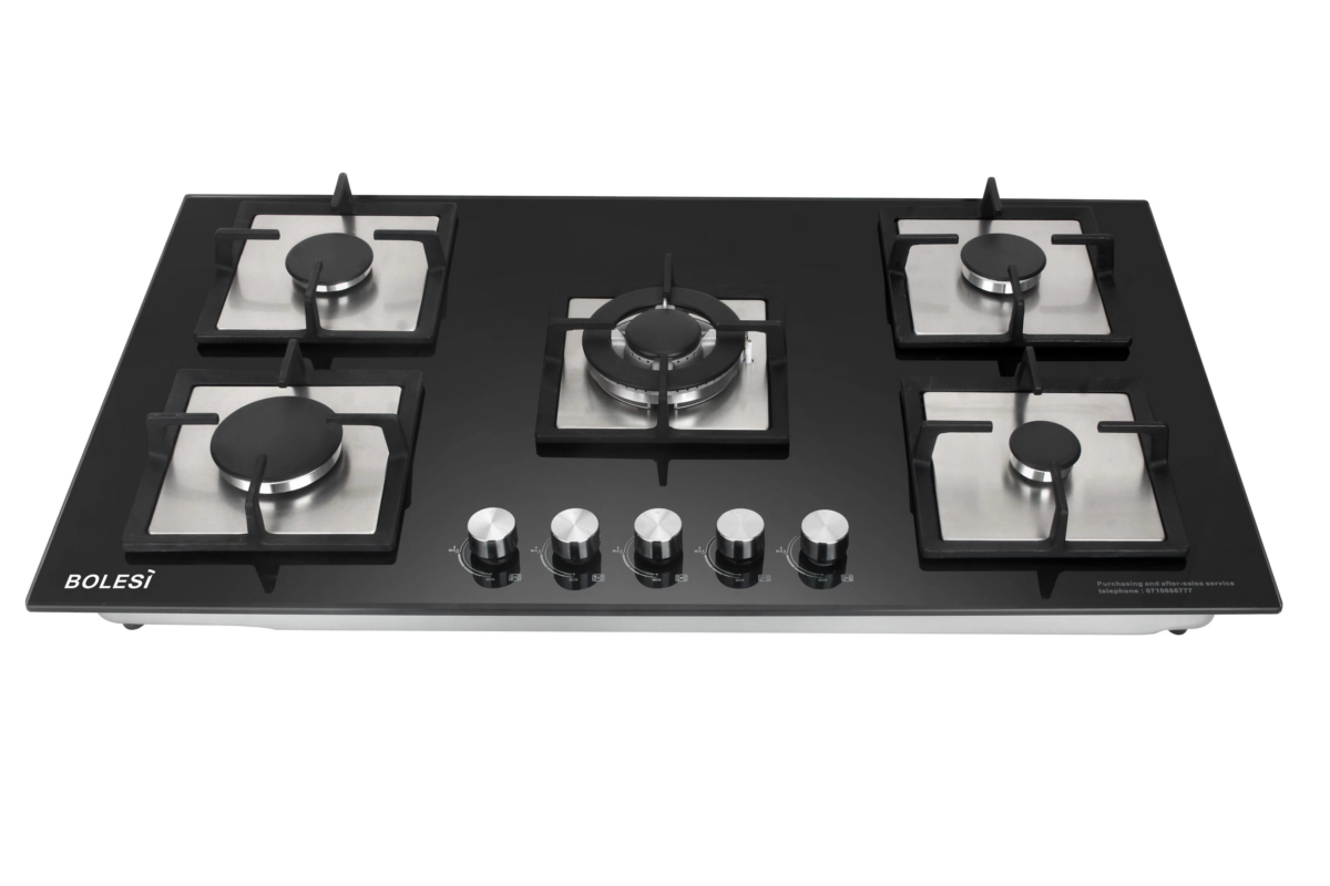 BUILT-IN 5GAS GLASS HOB-HB-59002 - Image 1