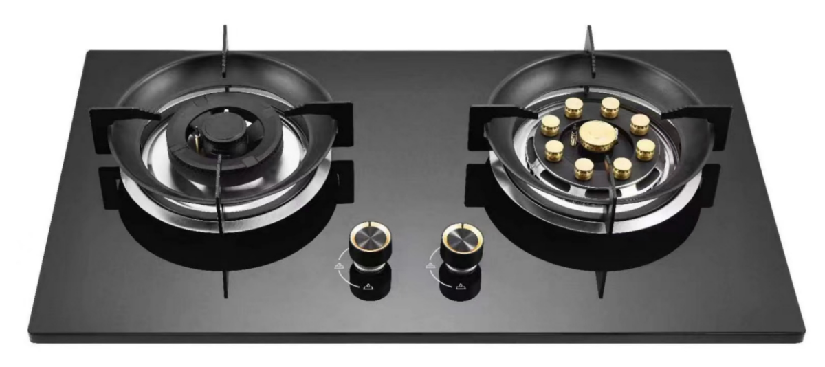 BUILT-IN 2 GAS GLASS HOB - Image 1