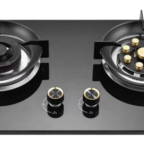 BUILT-IN 2 GAS GLASS HOB