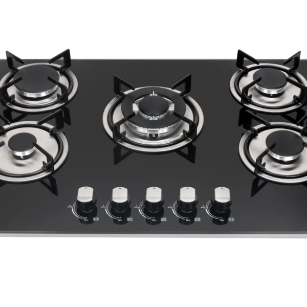 BUILT-IN 5GAS GLASS COOKER HOB