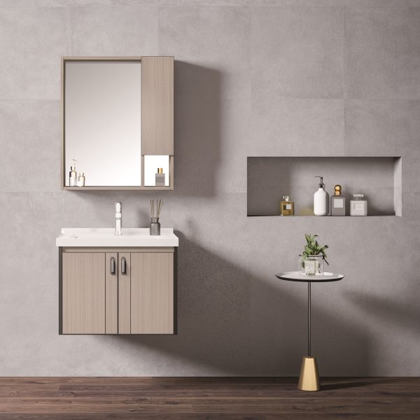 Bathroom Cabinet With Mirror K-9112- wall-mounted Vanity Unit for Modern Bathrooms
