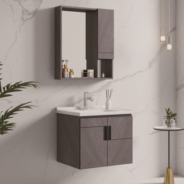 Bathroom Cabinet With Mirror K-9147- wall-mounted Vanity Unit for Modern Bathrooms