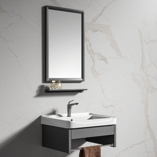 Bathroom Cabinet With Mirror k-9907- wall-mounted Vanity Unit for Modern Bathrooms