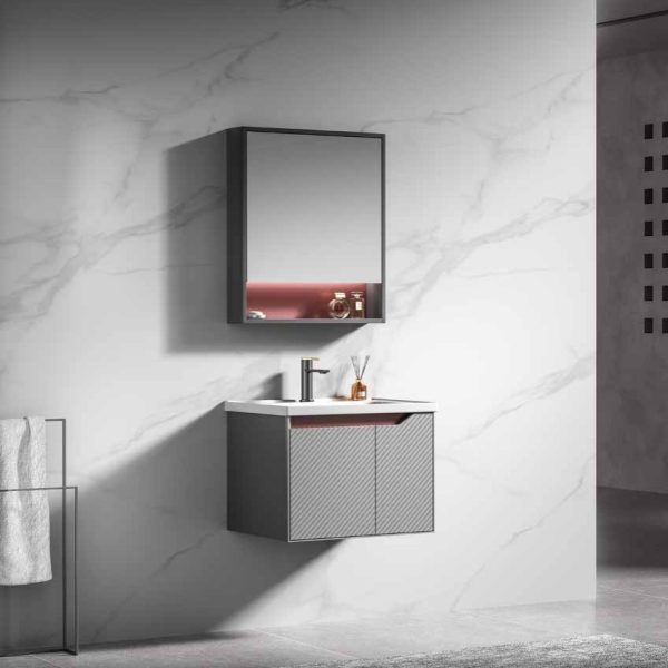 Bathroom Cabinet With Mirror K-9629- wall-mounted Vanity Unit for Modern Bathrooms