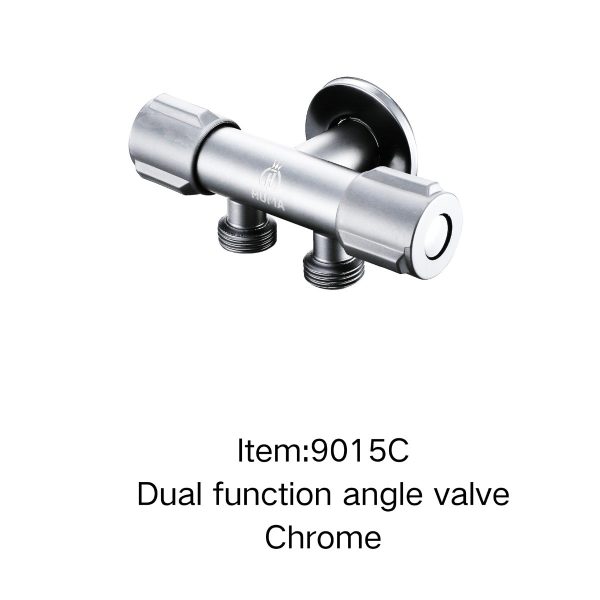 Dual Function Angle Valve Chrome 9015C