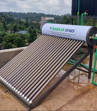 200L Seven Stars Non-Pressurized Solar Water Heater- White