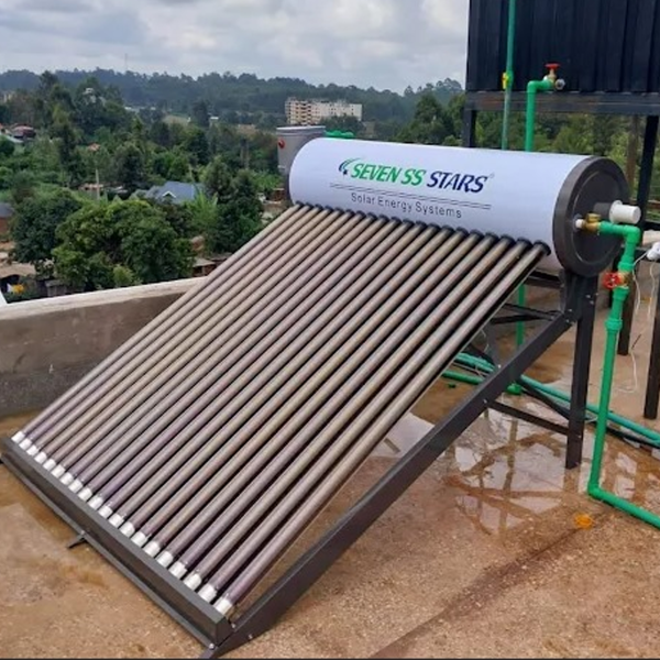 200L Seven Stars Non-Pressurized Solar Water Heater- White