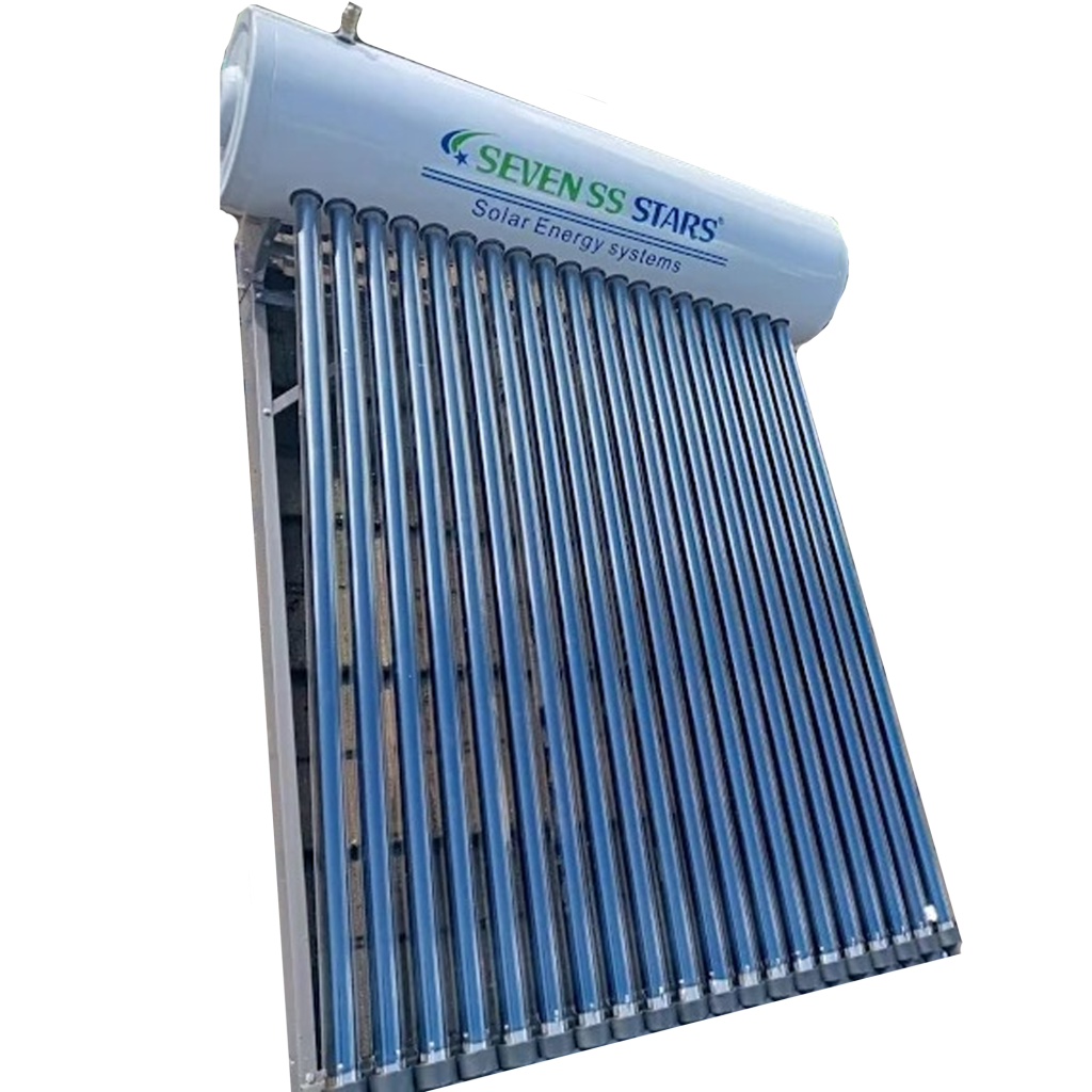 200L Seven Stars Pressurized Solar Water Heater-White