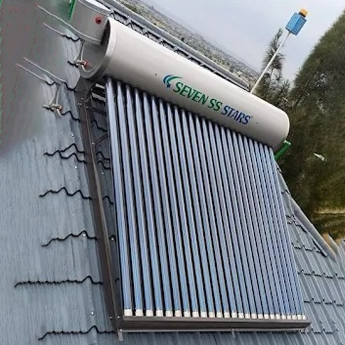 250L Stainless Seven Stars Non-Pressurized Solar