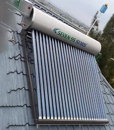 250L Stainless Seven Stars Non-Pressurized Solar