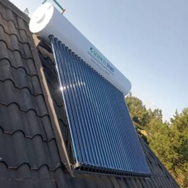 350 Pressurized Seven Stars Solar Water Heater- White