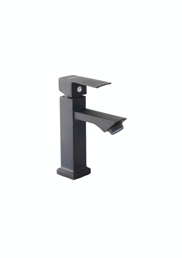 durable black basin tap