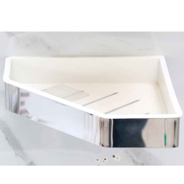 Chrome Wall-Mounted Soap Dish
