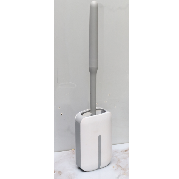 White Silicone Toilet Brush