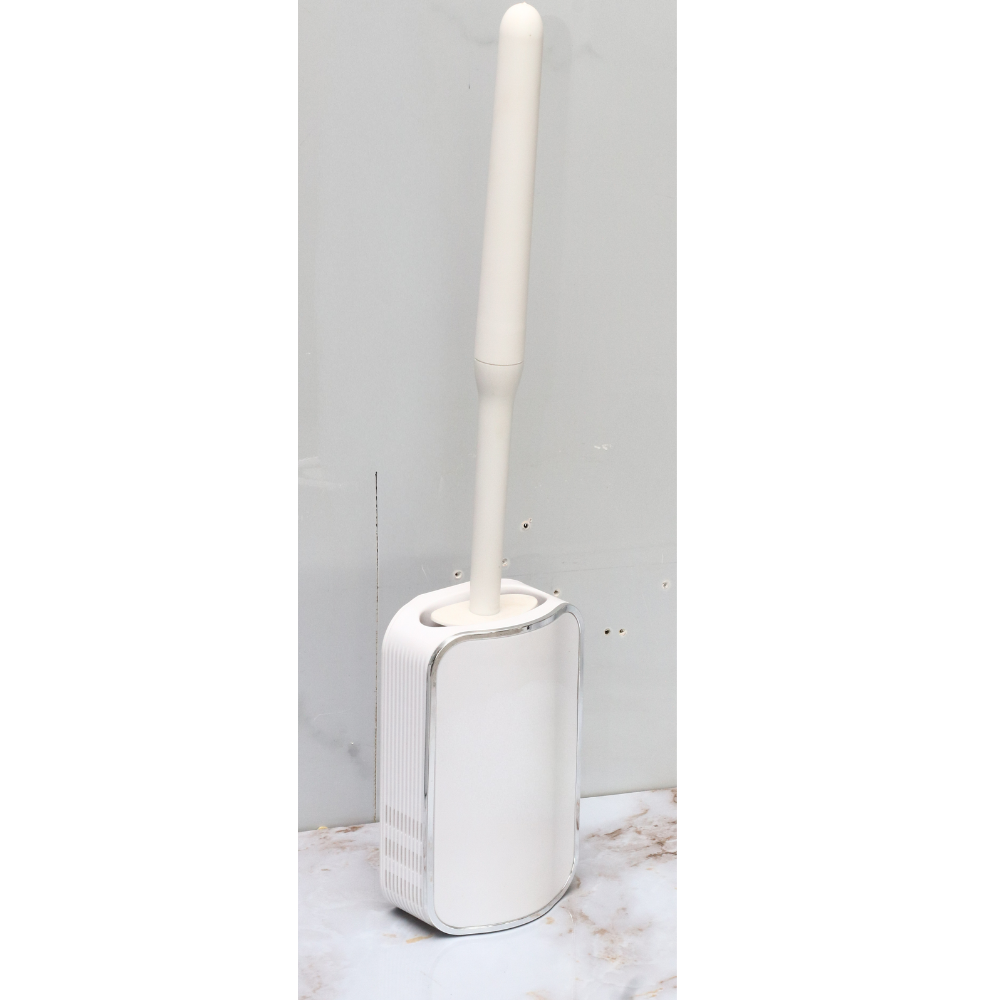 While Silicone Wall-Mounting Toilet Brush While Silicone Wall-Mounting Toilet Brush